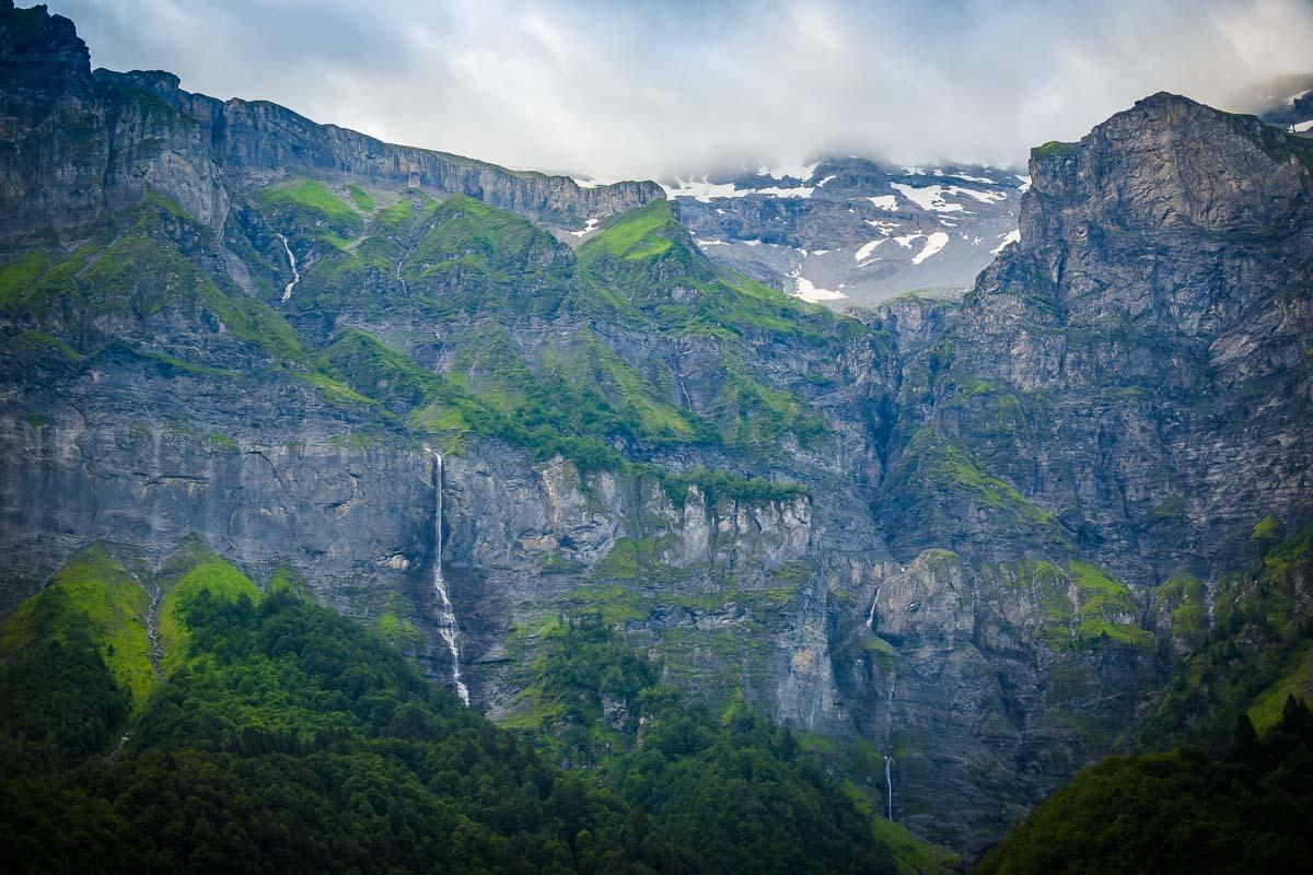 high mountains in cirque du fer a cheval