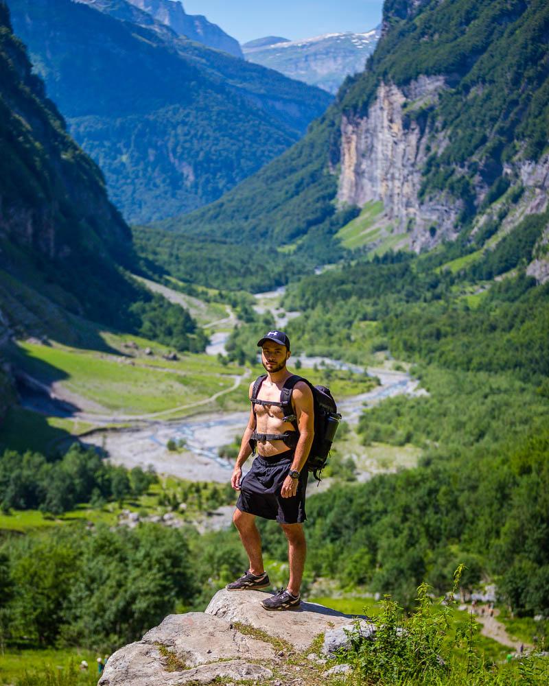 kevmrc on top of the bout du monde hike