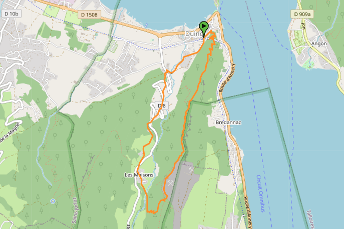 arete du taillefer hiking map