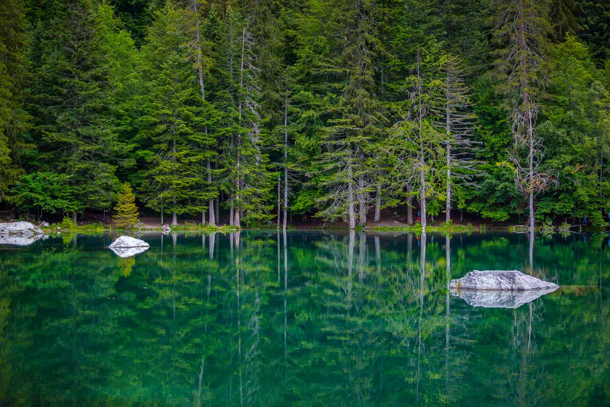 reflection in lac vert savoie