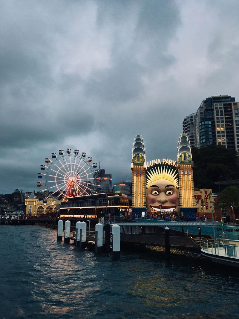 luna park in sydney australia