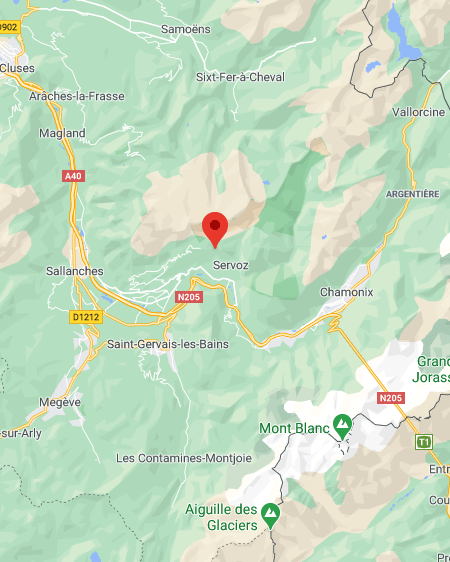 map lac vert haute savoie france