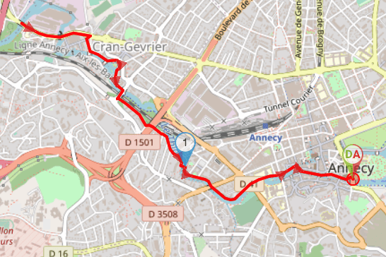 promenade du thiou walk annecy map