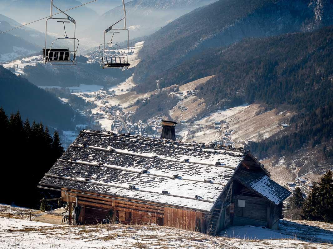 view of le grand bornand near annecy winter destination