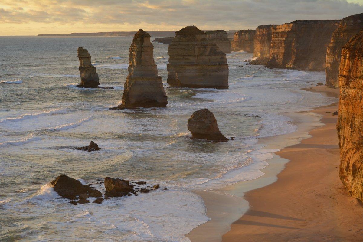 12 apostles is one of the most famous landmarks in victoria bc