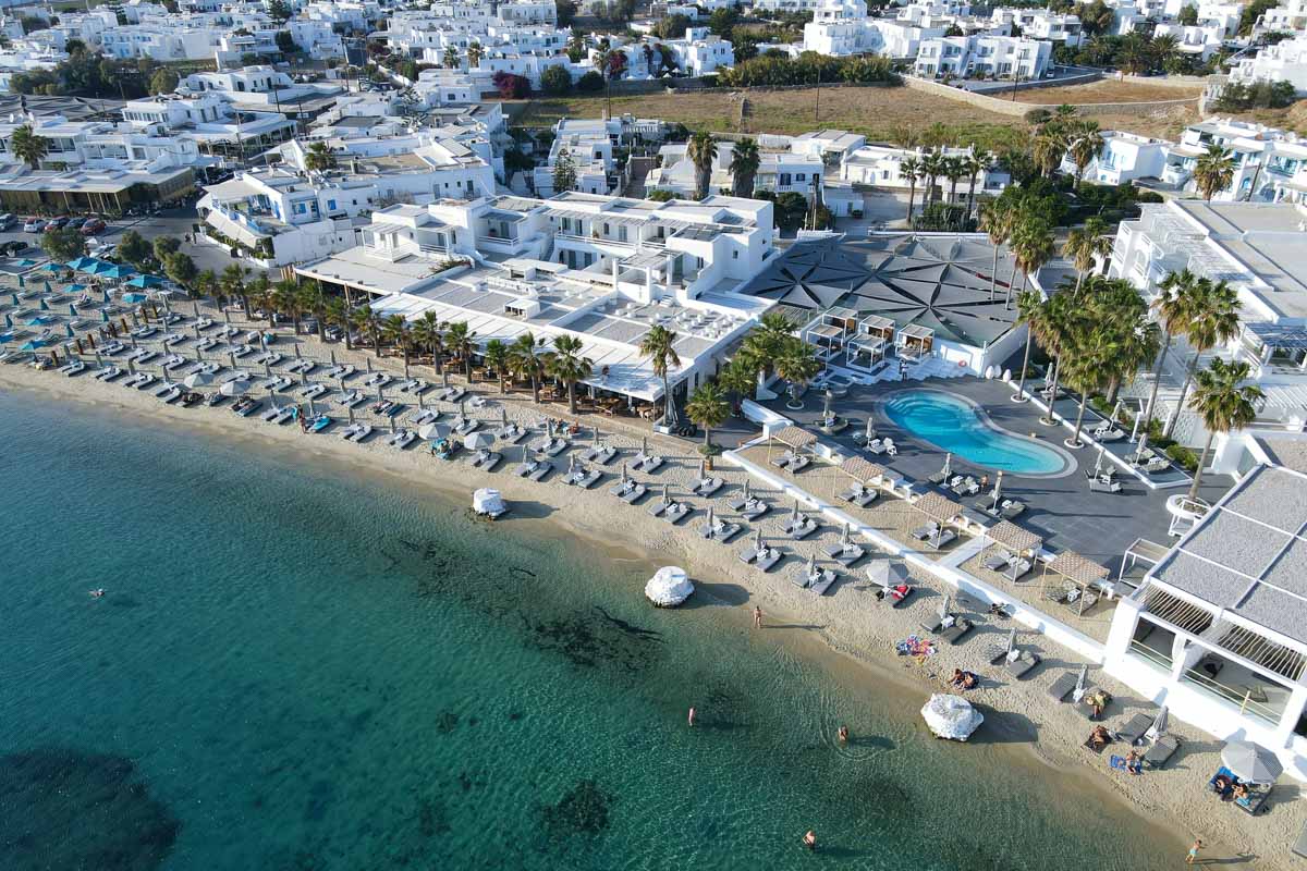 ornos is the best place to stay in mykonos for family