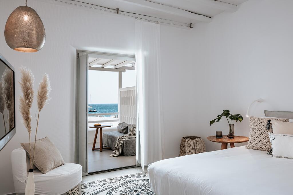 ammos hotel is one of the best mykonos 5 star beach hotels