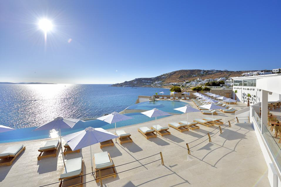 anax resort and spa is among the best mykonos hotels with private beach