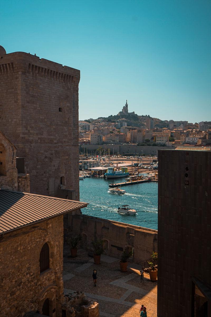 marseille old port in france