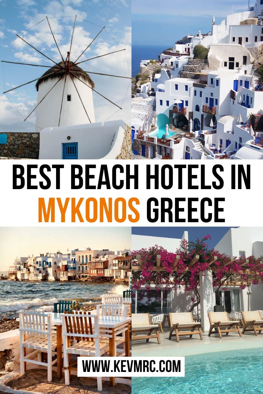 The problem you might face now is choosing the right hotel on the beach in Mykonos, since there are so many and most are close, but not directly on the beach. Luckily for you, I’ve done this part of the work to help through this: I’ve selected the 17 best Mykonos beach hotels in this guide. mykonos beach hotel | beach hotels in mykonos | best mykonos hotels | mykonos guide