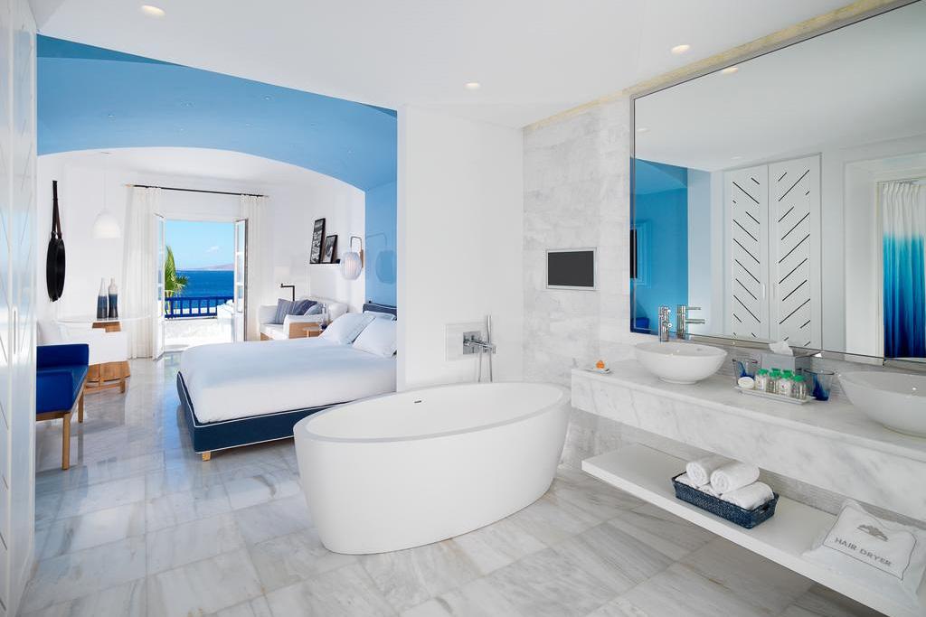 mykonos grand hotel is a top mykonos hotels on the beach