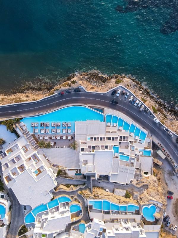 mykonos hotels with private pools