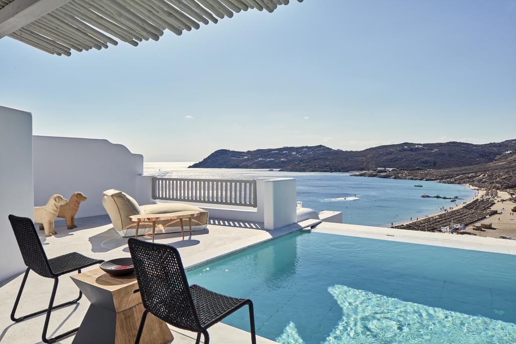 royal myconian is a great mykonos luxury hotel on the beach