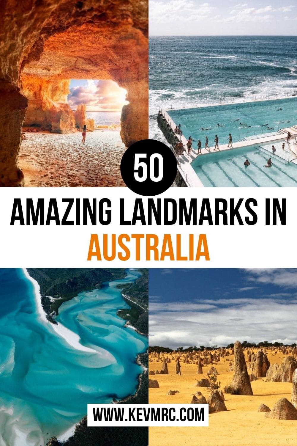 50 Most Famous Landmarks in Australia. Australia fascinates for many reasons: the immensity of its land, the locals hospitality, the breathtaking landscapes, the beaches, the unique nature and biodiversity, the aboriginal culture... Here is the list of the 50 Australian famous landmarks, natural and man made included! australia travel bucket lists | australia travel beautiful places | australia travel guide | best things to do in australia | what to do in australia #australia