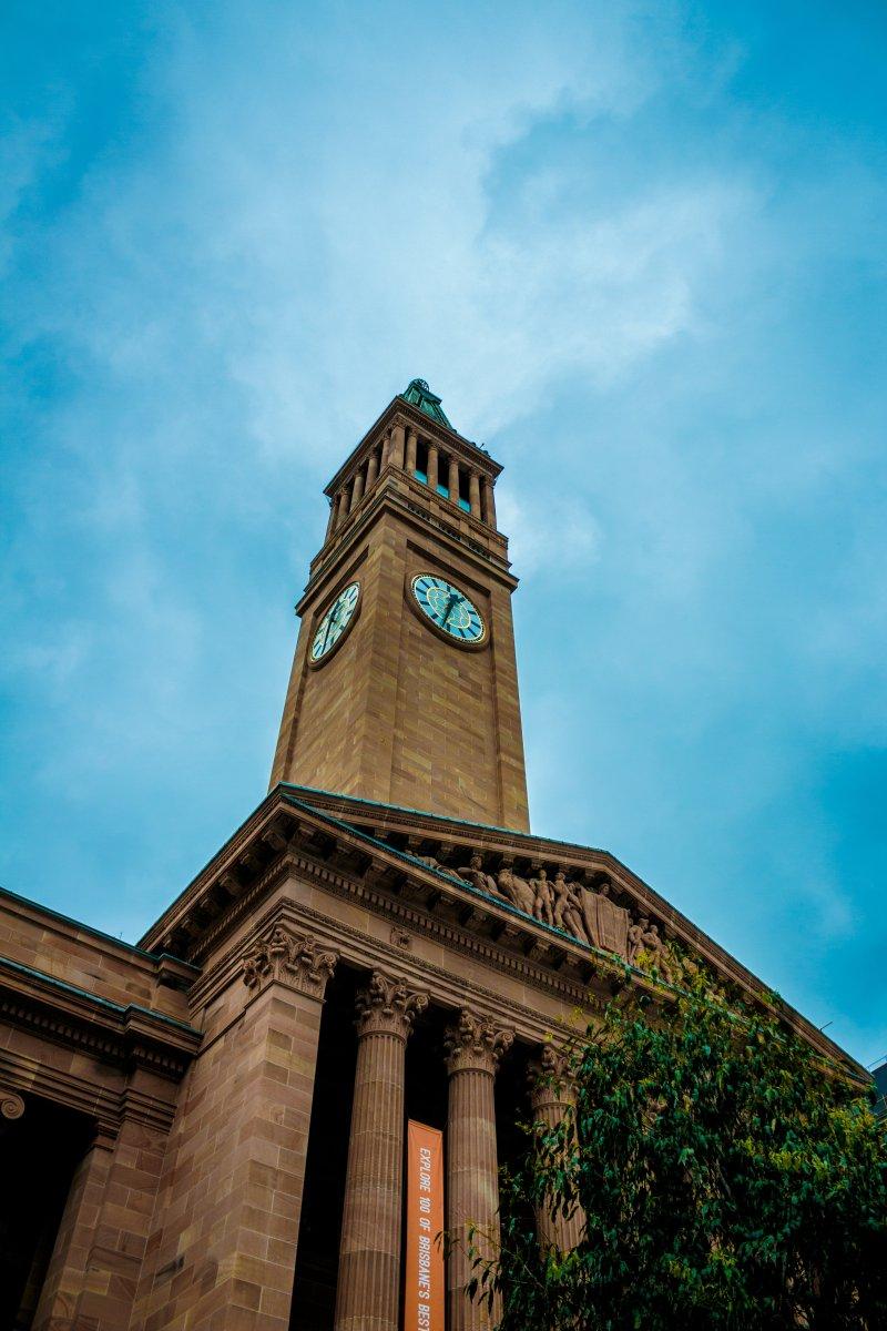 brisbane city hall and clock tower