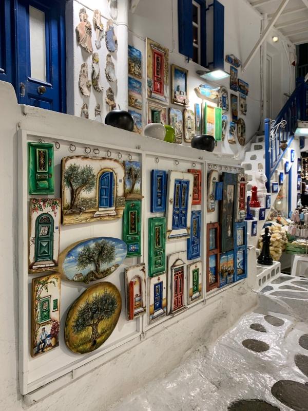 mykonos souvenir shop