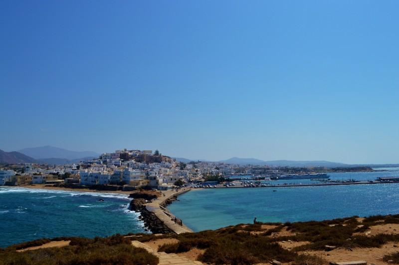 naxos coastline