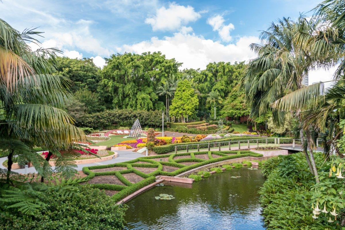 the roma street parkland is a top brisbane landmark