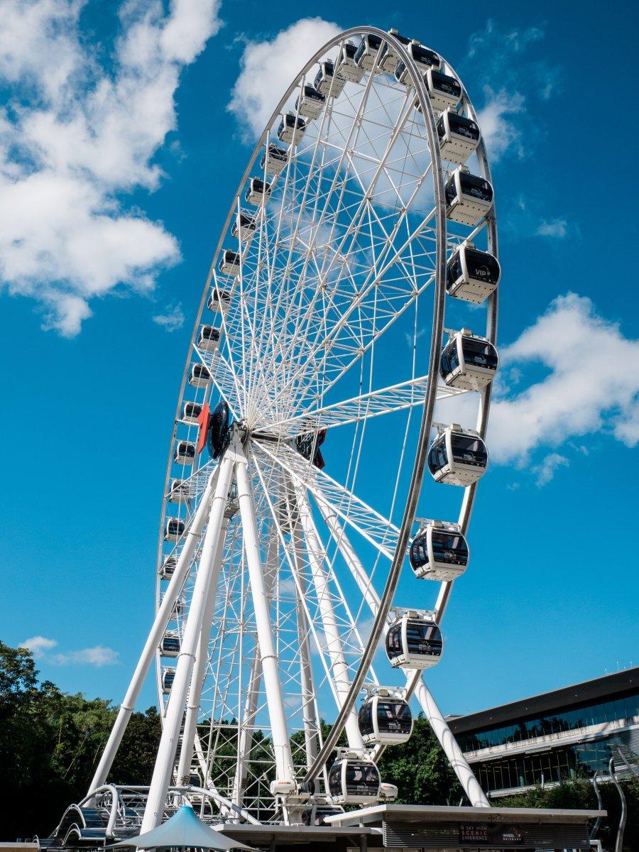 the wheel of brisbane is among brisbane iconic landmarks