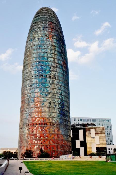 agbar tower is in the top barcelona iconic buildings
