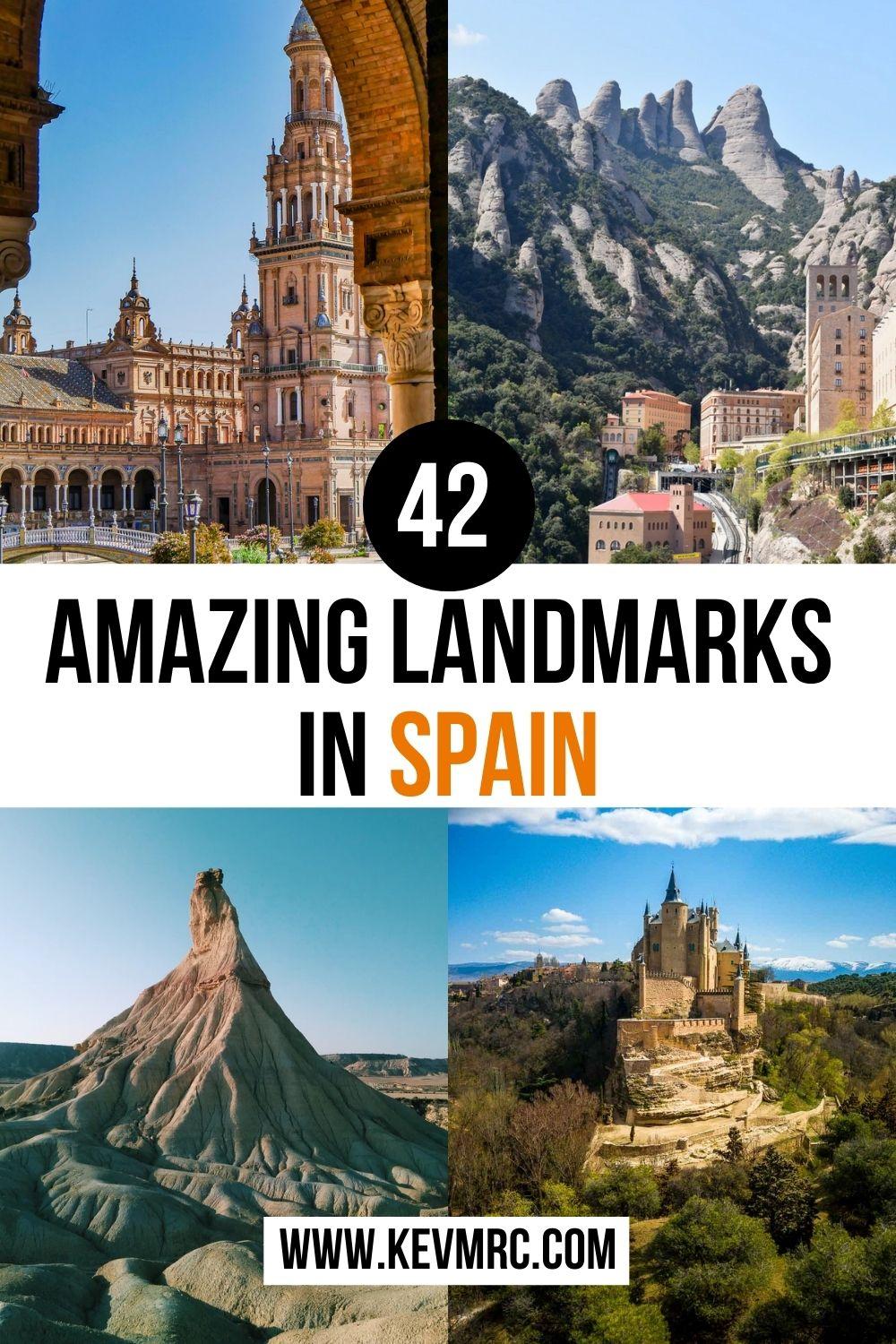 Click to discover the 42 most famous landmarks in Spain! spain travel places to visit | famous buildings in spain | spain landmarks and attractions | spain landmarks list | bucket list things to do in spain