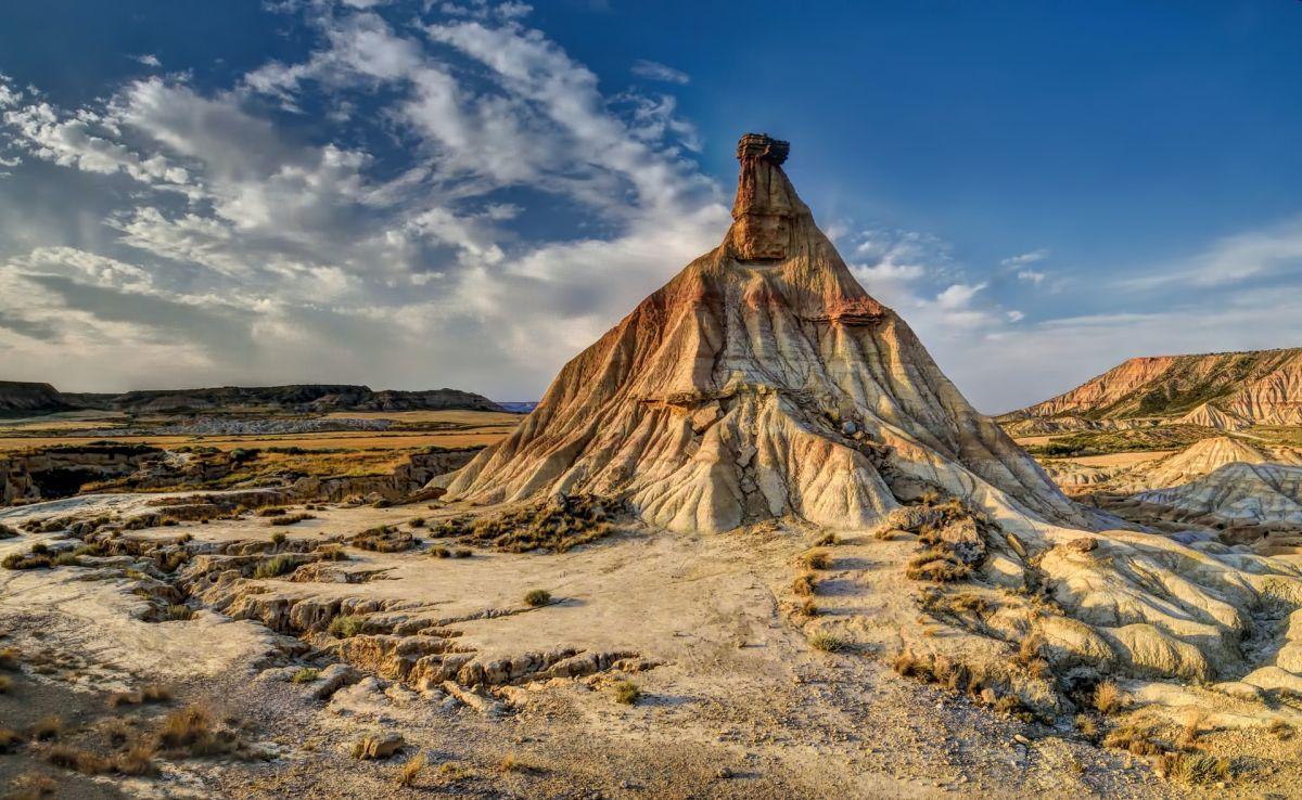 bardenas reales is one of the best natural landmarks in spain