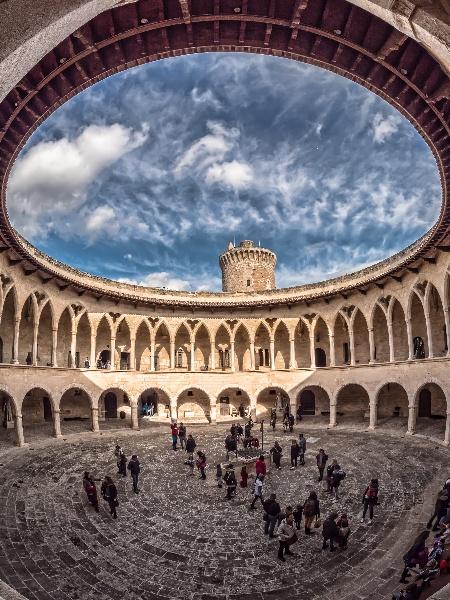 castell de bellver is among spain famous landmarks