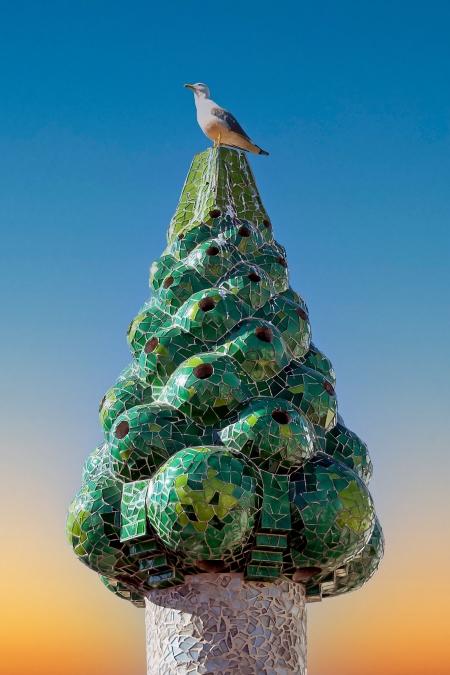 palau guell is a famous landmarks of barcelona