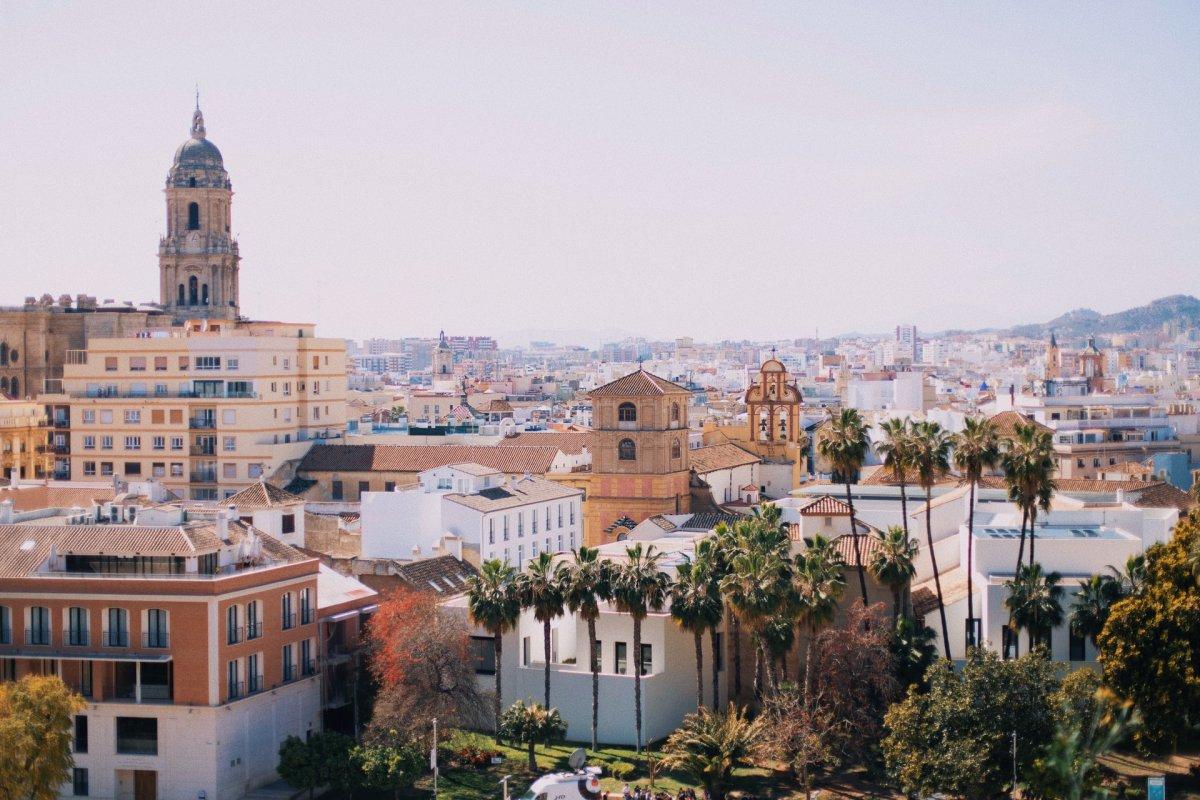 malaga city view