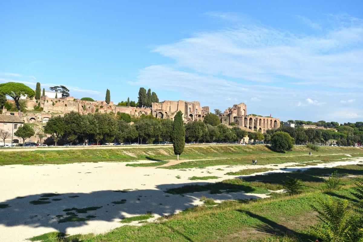 circus maximus is one of the most famous ancient monuments in rome