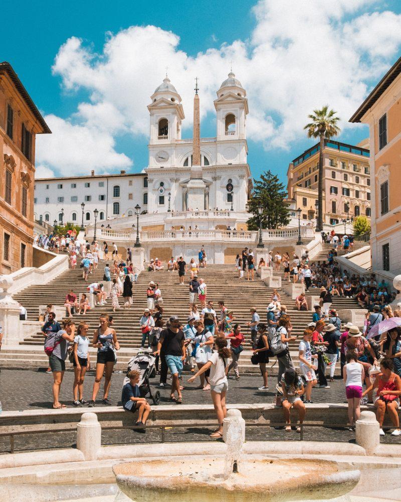 spanish steps is one of the rome iconic buildings