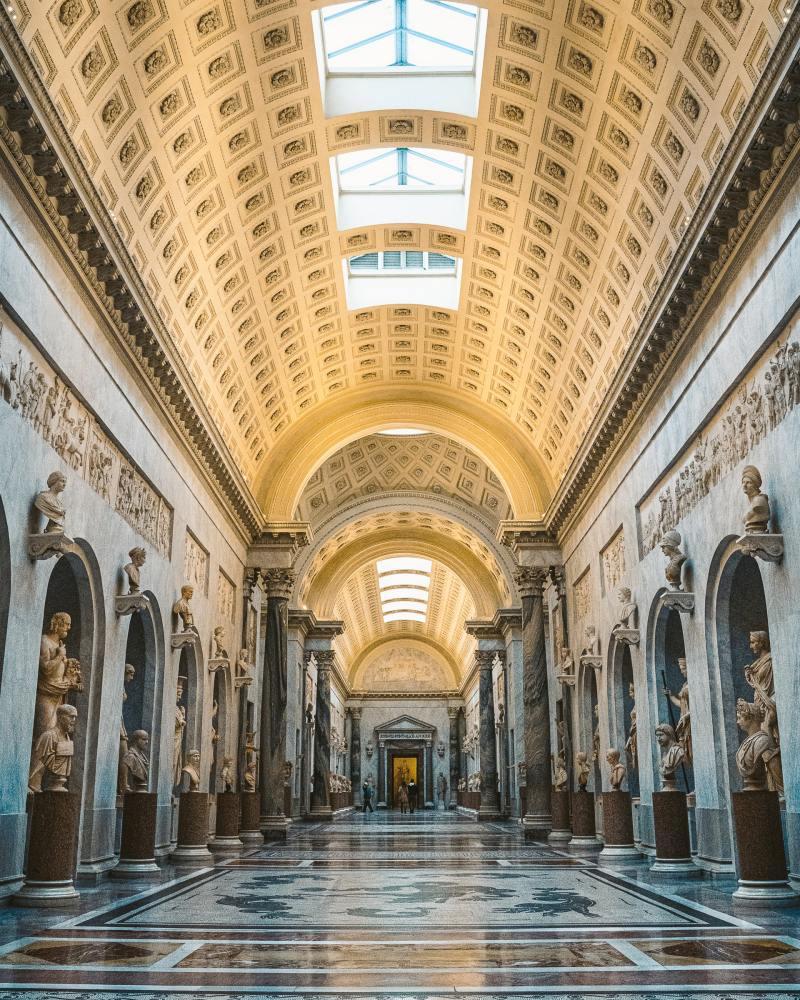 vatican museums is among the famous landmarks in italy rome