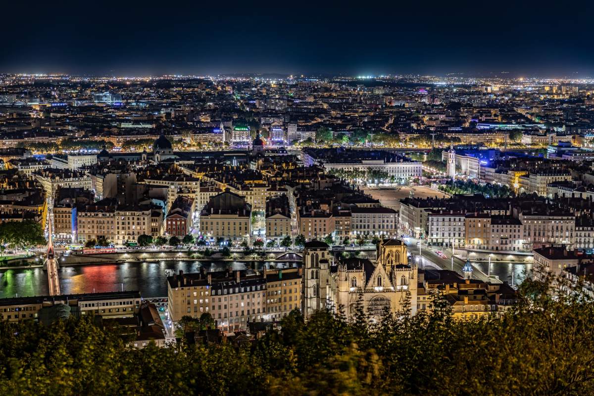 25 - view of lyon from the fourviere hill