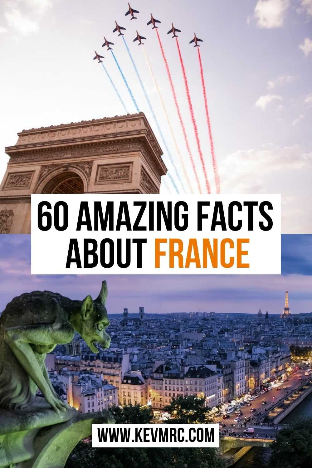 Learn more about France thanks to these 60 facts about France! interesting facts about france | france facts | france fun facts