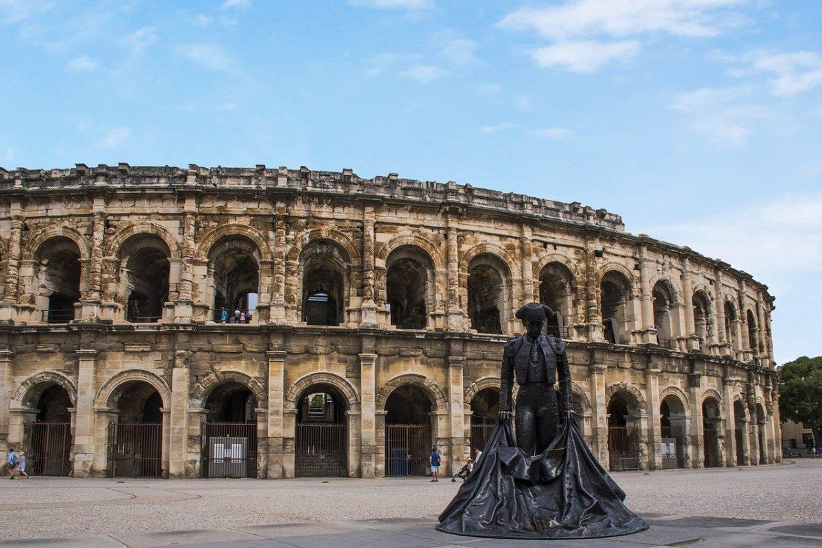 arena of nimes is in the major landmarks in france