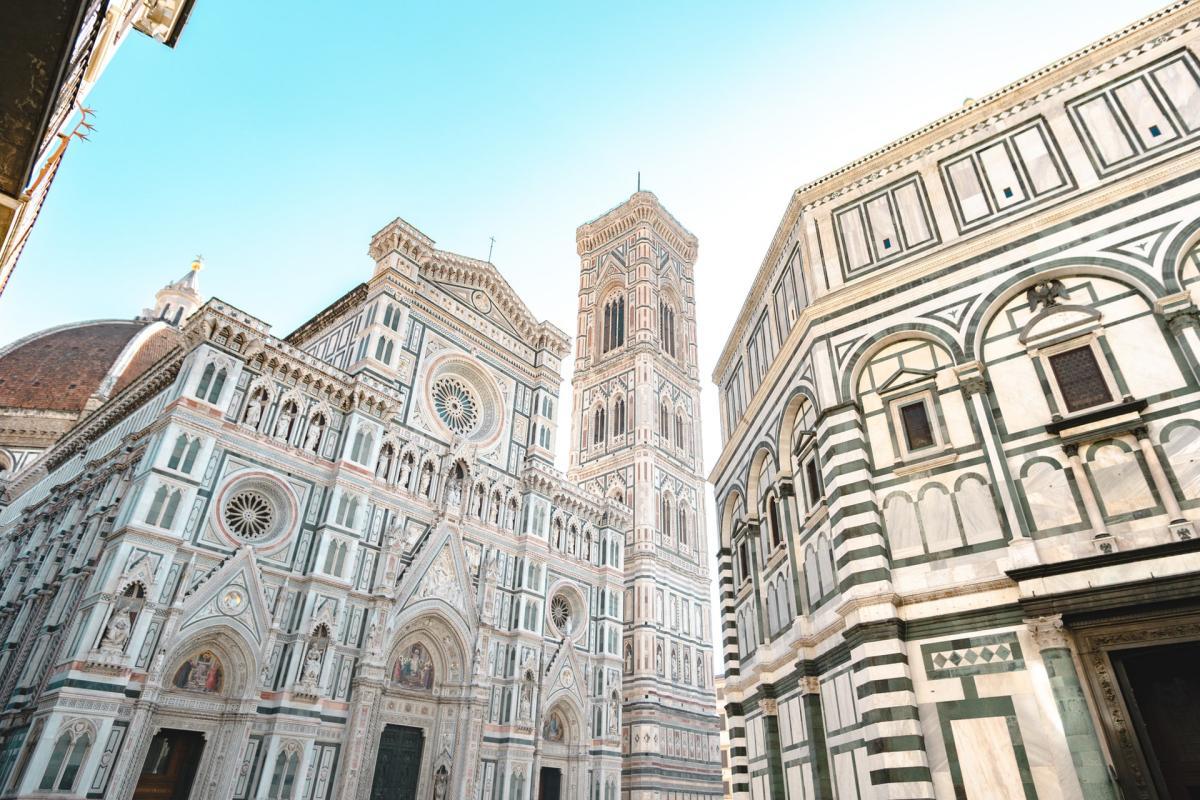 piazza del duomo is in the best monuments of florence