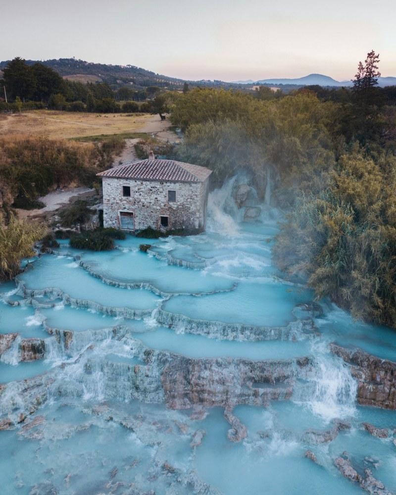 terme di saturnia is a top italian landmark