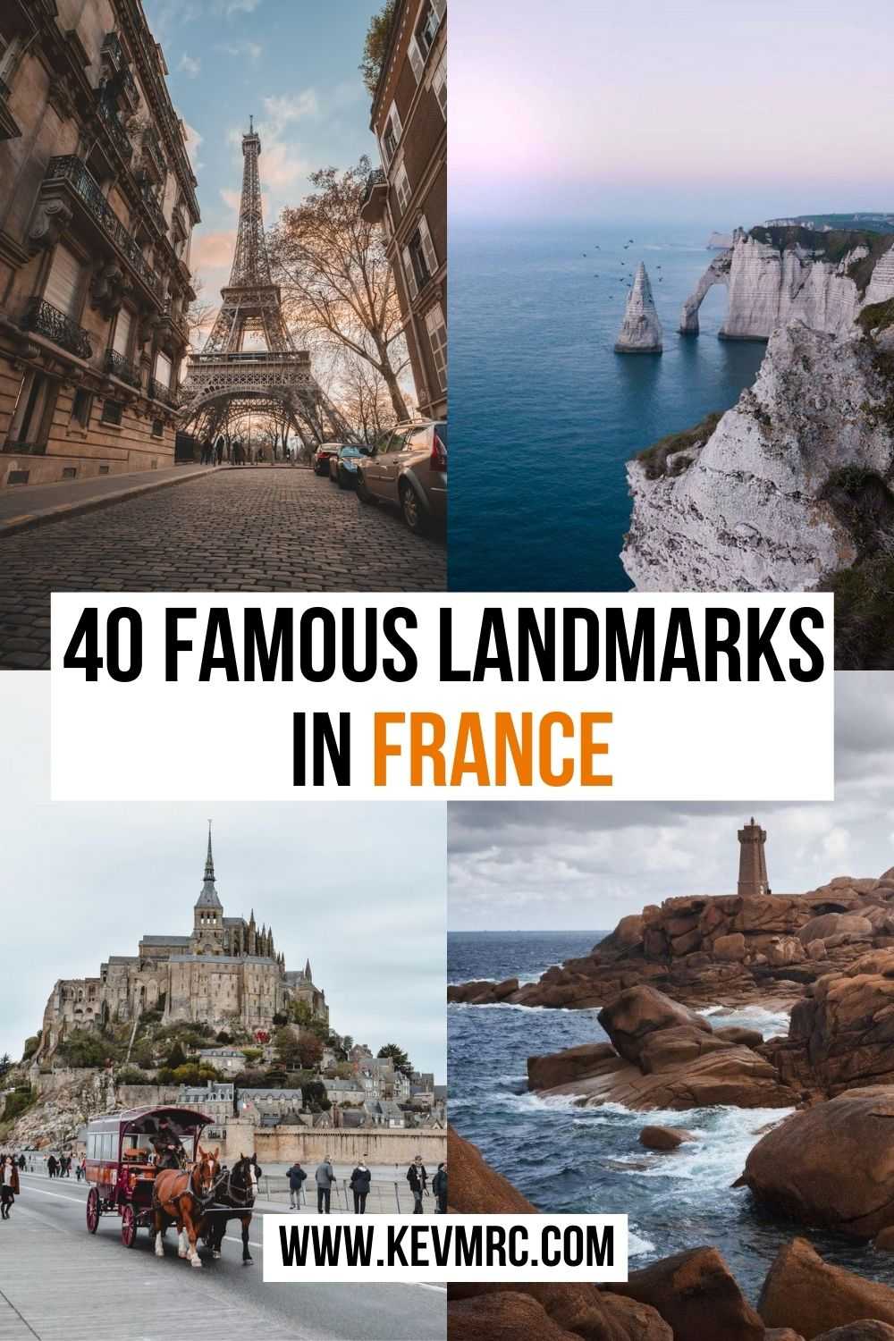 Aside from Paris, France has mountains, forests, beaches, national parks, volcanoes... A variety of unique places, each one more incredible than the next. Whether in the north, south, east, west or center of France, the richness of the territory is everywhere. Discover the 40 most famous landmarks in France. france landmarks | france things to see | what to do in france