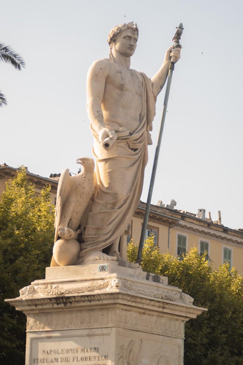 2 - napoleon statue in bastia