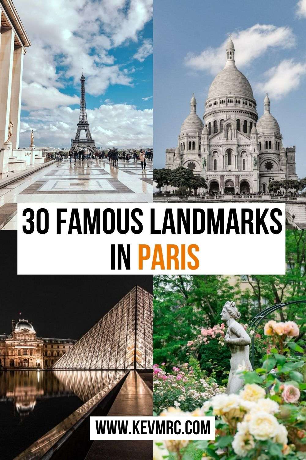 Paris, the capital of love, is a city that must be seen at least once in a lifetime. With its incredibly rich historical and cultural heritage, the capital of France is one of the most visited cities in the world, and for good reason. Here's a selection of 30 famous landmarks in Paris France. paris landmarks | france landmarks | paris things to see | paris travel | places to visit in paris