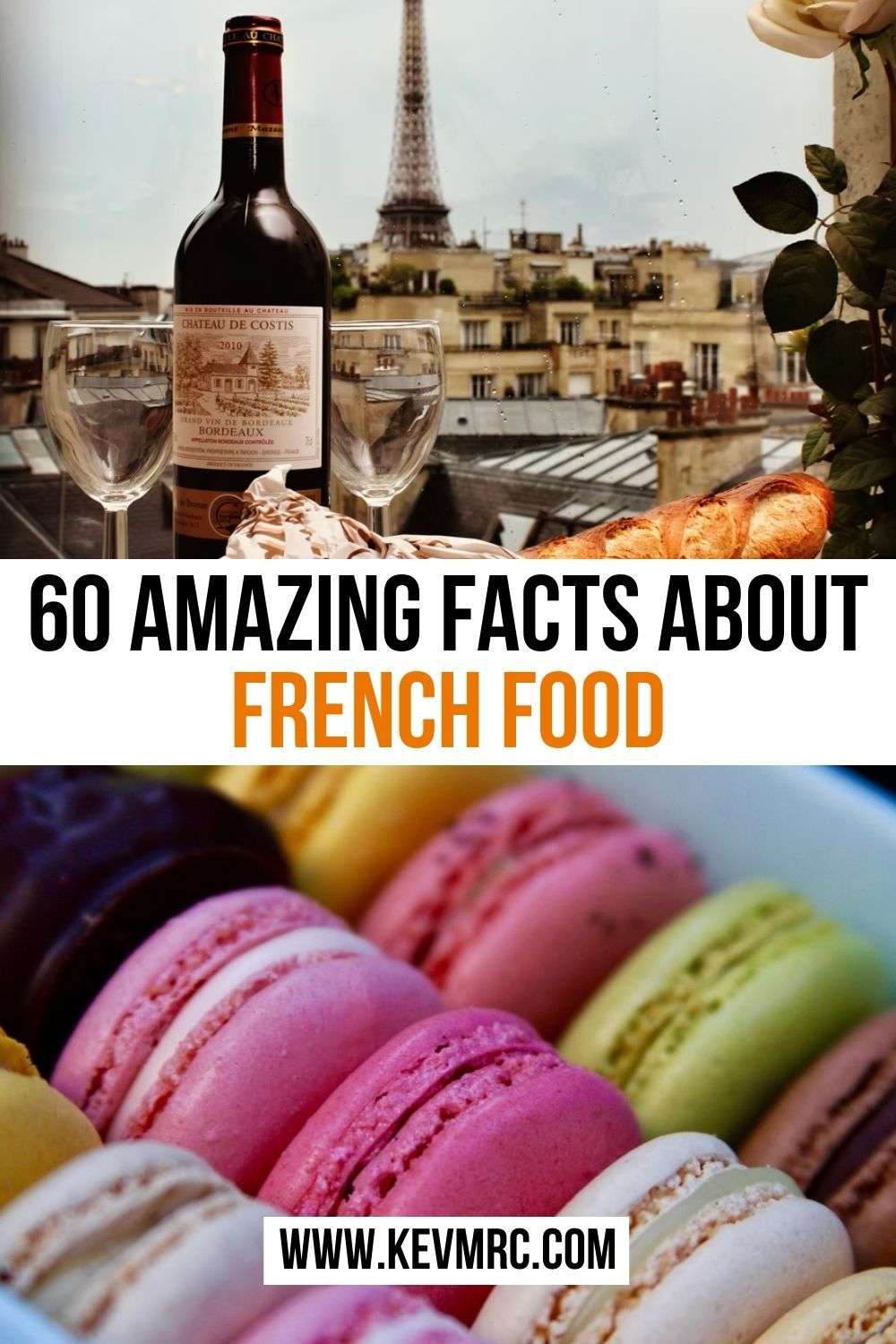 France is famous for its cuisine which is considered one of the best in the world: boeuf bourguignon, coq au vin, ratatouille, pain au chocolat… you name it, France has lots of famous dishes. Learn more with these 60 interesting facts about French food!  did you know facts random | france facts | funny facts about france | france facts for kids #frenchfood