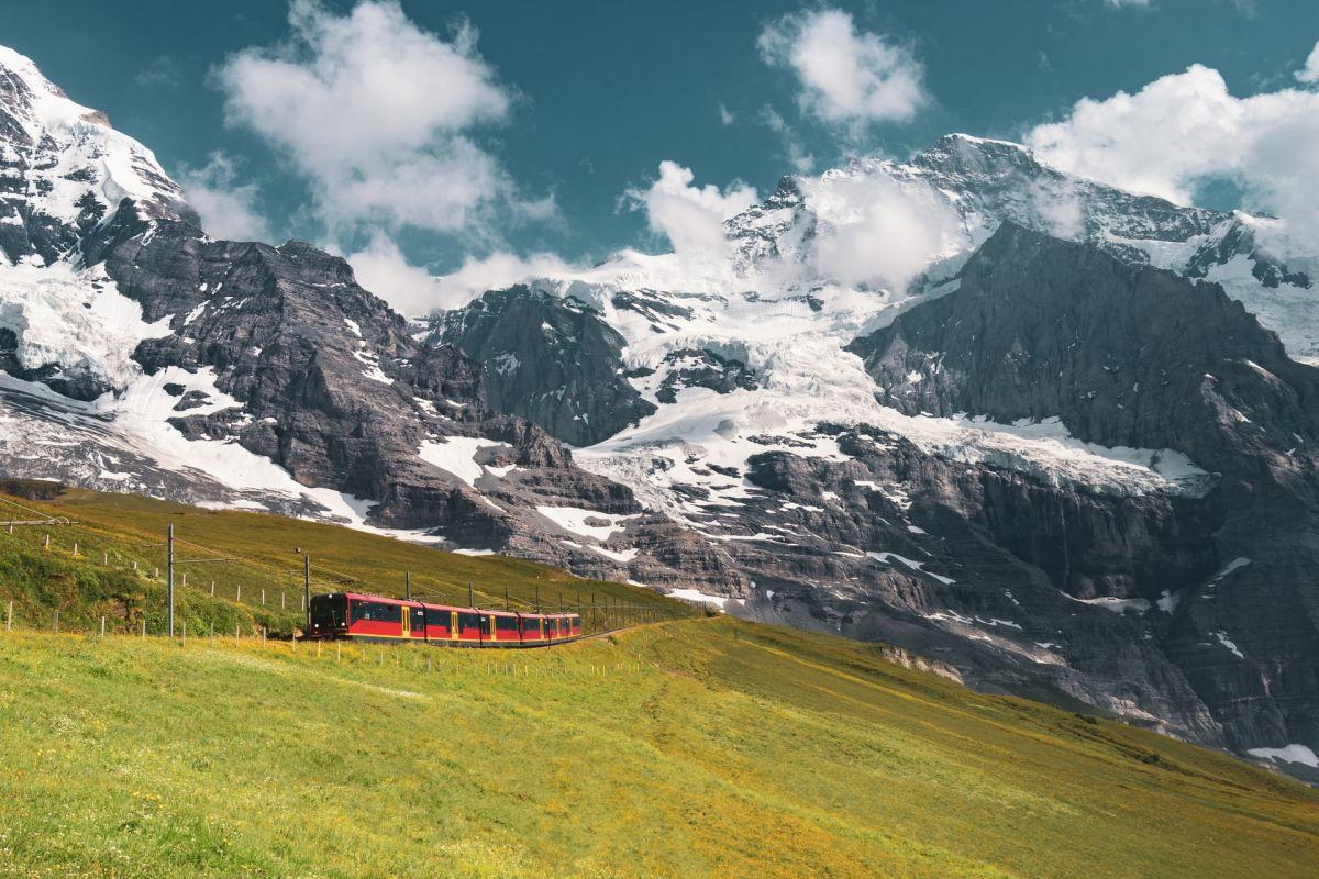 jungfraujoch is a famous place in switzerland