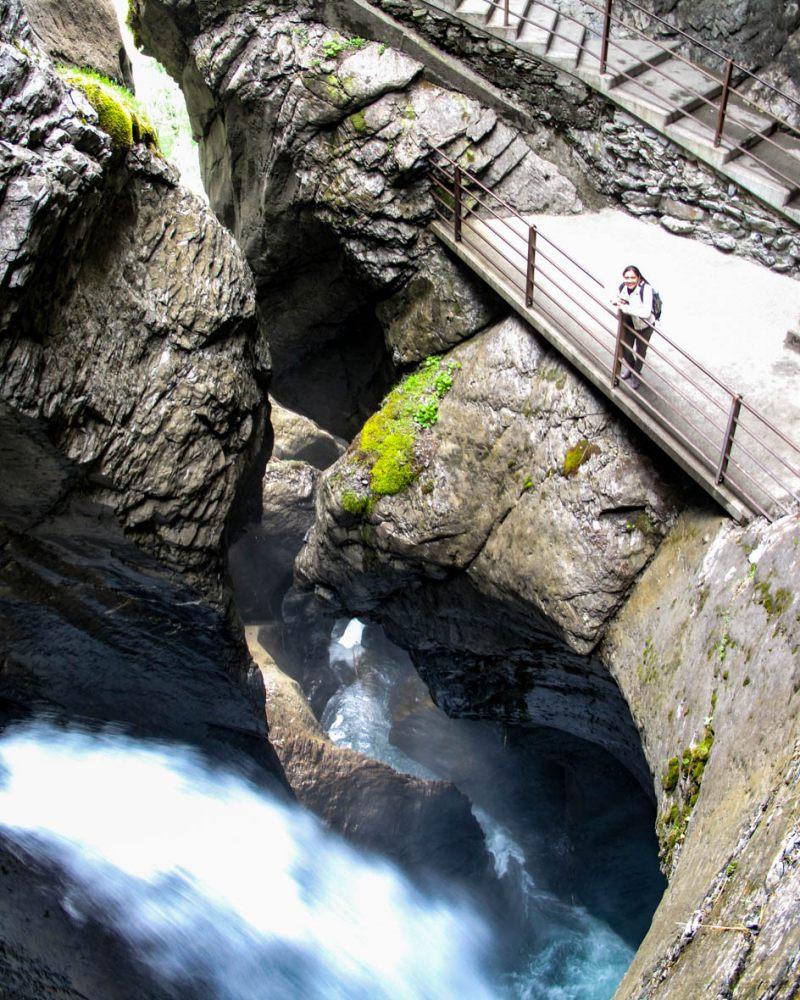 trummelbach falls is one of the best things to see in switzerland