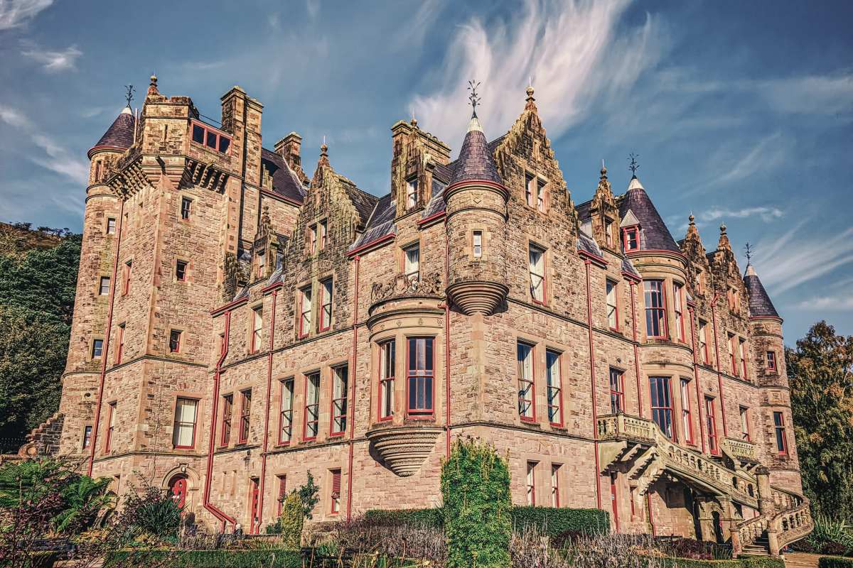 belfast castle is a famous landmark in northern ireland