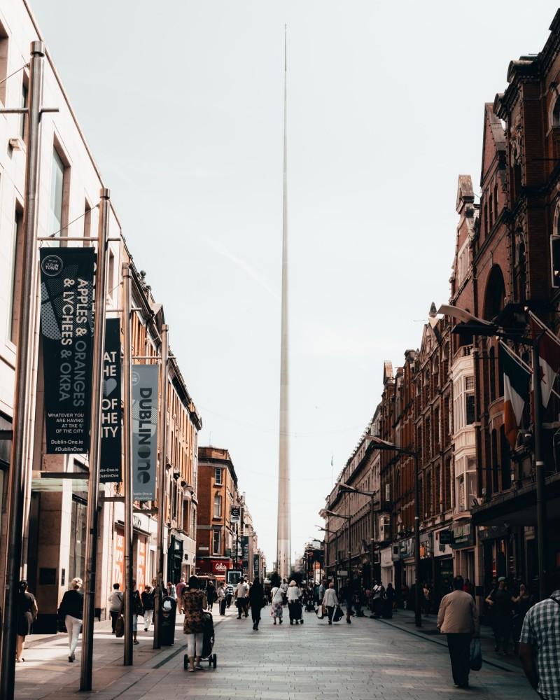 the spire is in the iconic buildings dublin has to offer