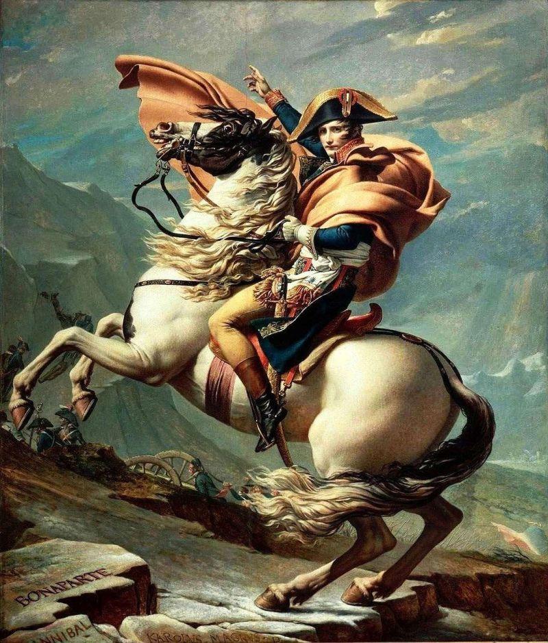 16 - napoleon crossing the french alps