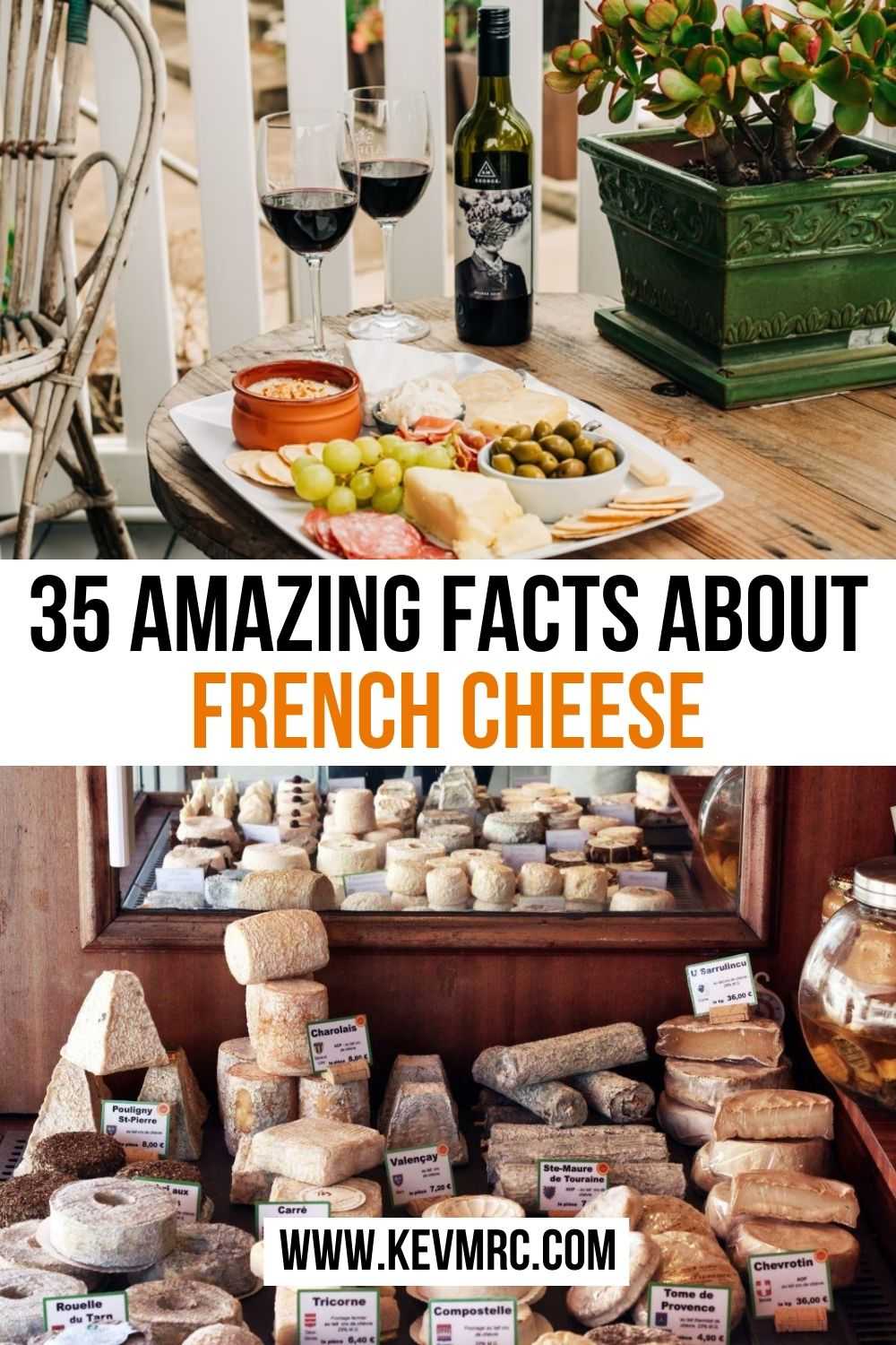 Cheese in France is part of the gastronomic heritage and daily consumption habits of the French. With more than 20 kilos of cheese consumed per year and per person, the French people are among the largest cheese consumers in the world! Discover 35 Interesting Facts About French Cheese. france food | french food | cheese facts 