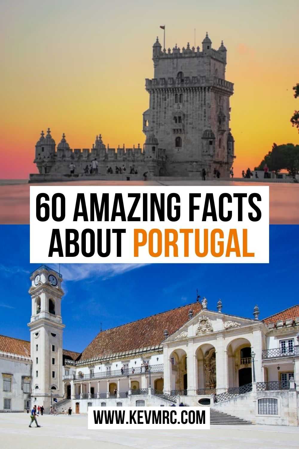 Lisbon, the capital city, as well as Porto and the Algarve region are among the must-see places in Portugal. In addition to its beautiful cities and beaches, Portugal also has a perfect climate all year round and tasty food specialties that drive the crowds. Discover no less than 60 interesting facts about Portugal on this post. #portugalfacts 