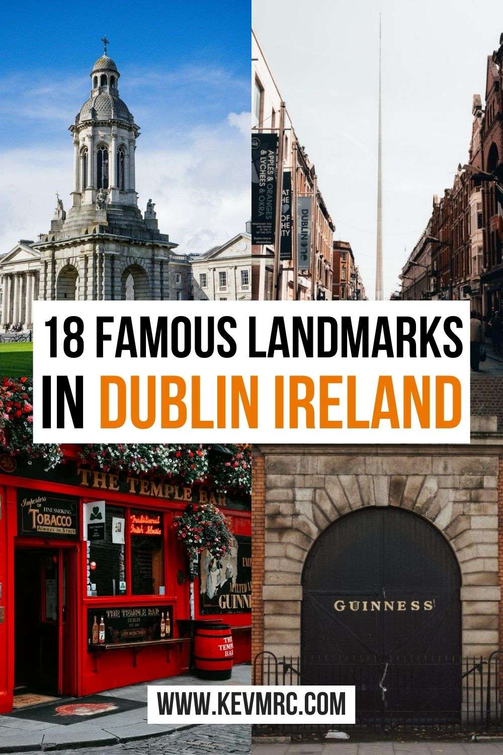 18 famous landmarks in Dublin Ireland. Discover the best places to see in Dublin Ireland. ireland travel | dublin travel #dublin