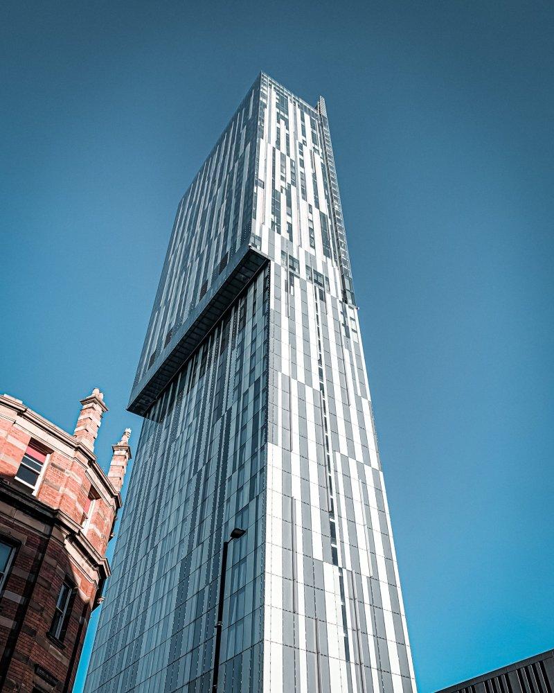 beetham tower is one of manchester famous buildings